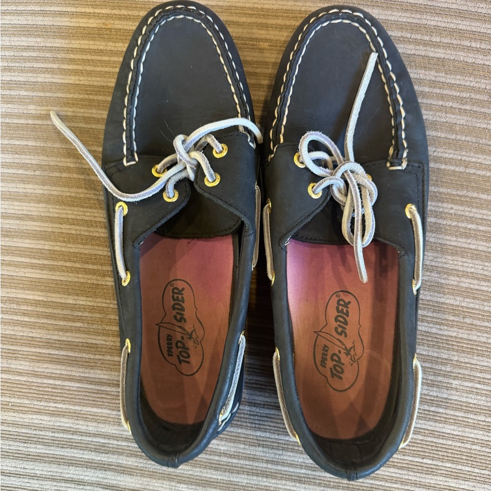 Sperry Black and Tan Loafers
